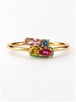 Anello Donna in Oro giallo Rubino Vidali Gioielli ANOR-95-34